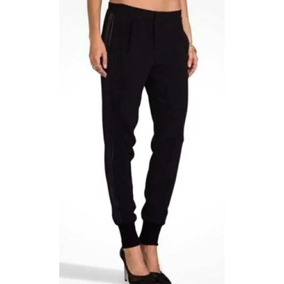 Vince Silk Tuxedo Jogger Pants Size S / NWOT - Picture 1 of 6